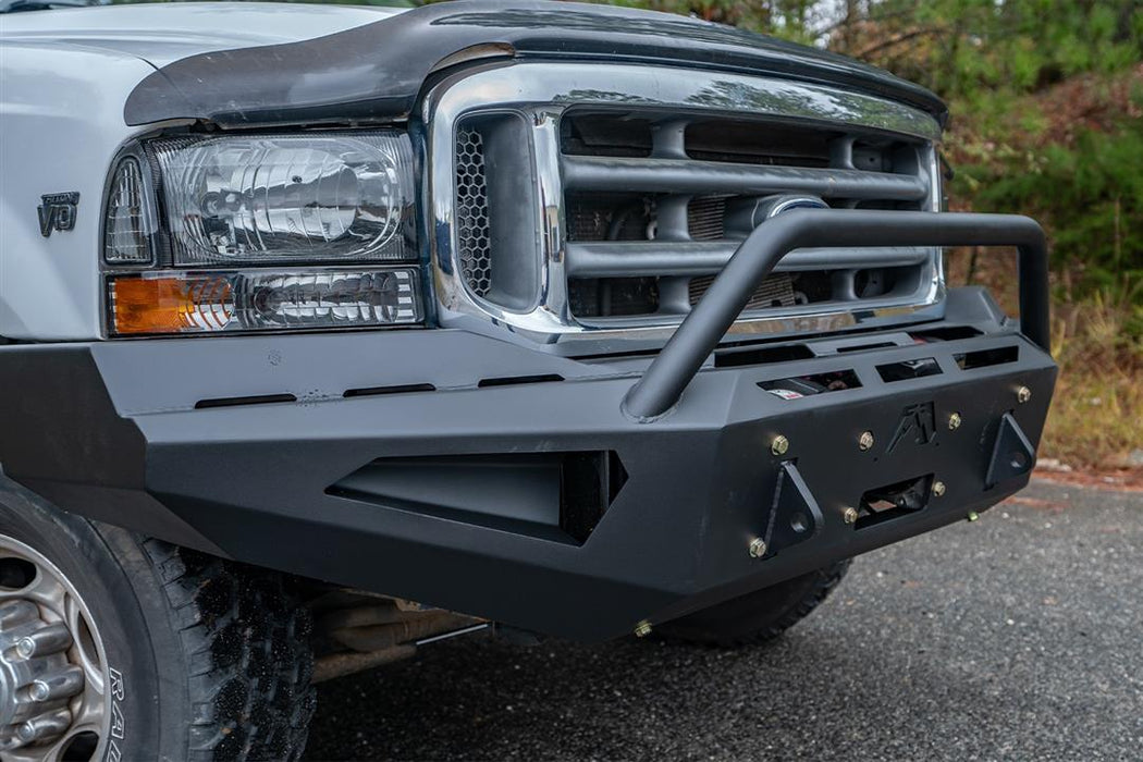 Fab Fours Red Steel Front Bumpers