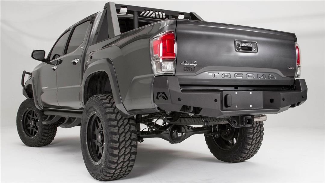 Fab Fours Premium Rear Bumpers For 2016-2023 Toyota Tacoma