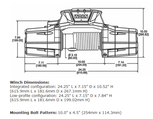 Warn ZEON 10-S Platinum Winch - 92815