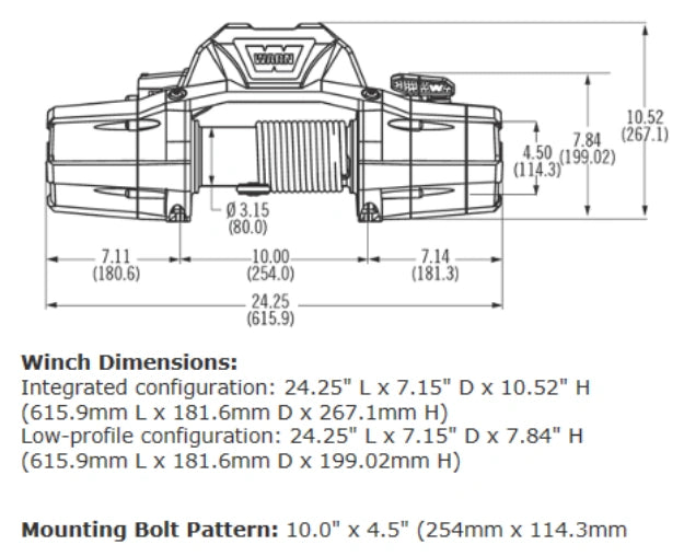 Warn ZEON 10-S Winch - 89611