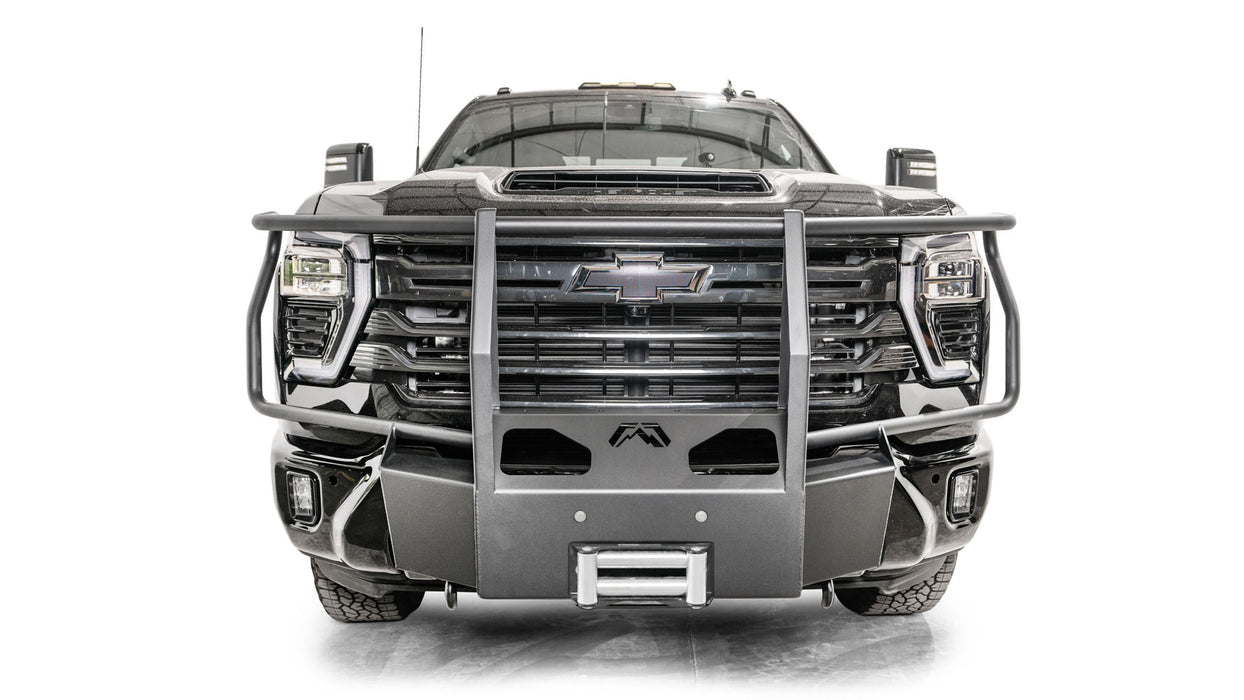Fab Fours Winch Mount Front Bumpers For 2024-2026 Chevrolet Silverado 2500/3500
