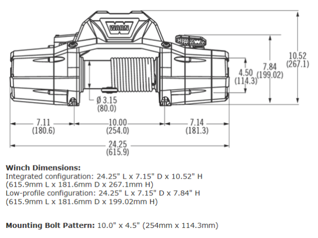 Warn ZEON 8 Winch - 88980