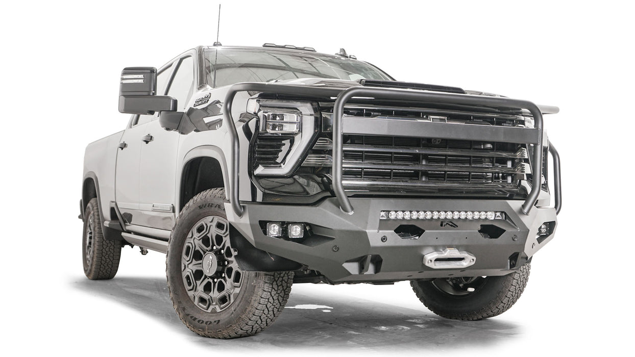 Fab Fours Matrix Front Bumpers For 2024-2026 Chevrolet Silverado 2500/3500