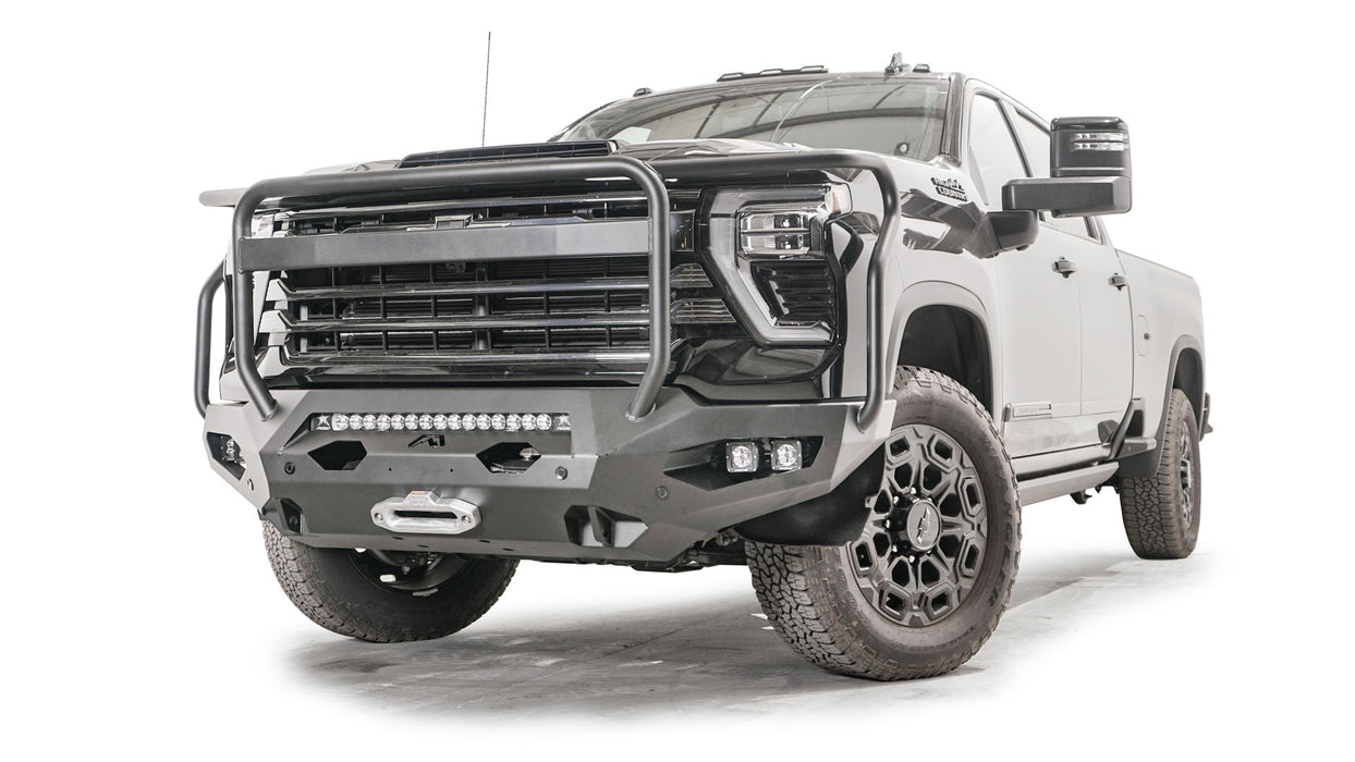 Fab Fours Matrix Front Bumpers For 2024-2026 Chevrolet Silverado 2500/3500