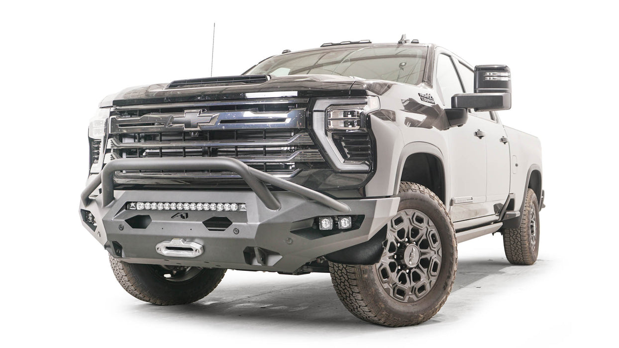 Fab Fours Matrix Front Bumpers For 2024-2026 Chevrolet Silverado 2500/3500