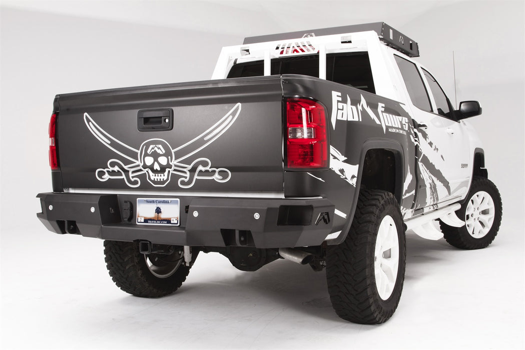 Fab Fours Premium Rear Bumpers For 14-18 Chevrolet/GMC Sierra 1500 & 2019 LD/LTD