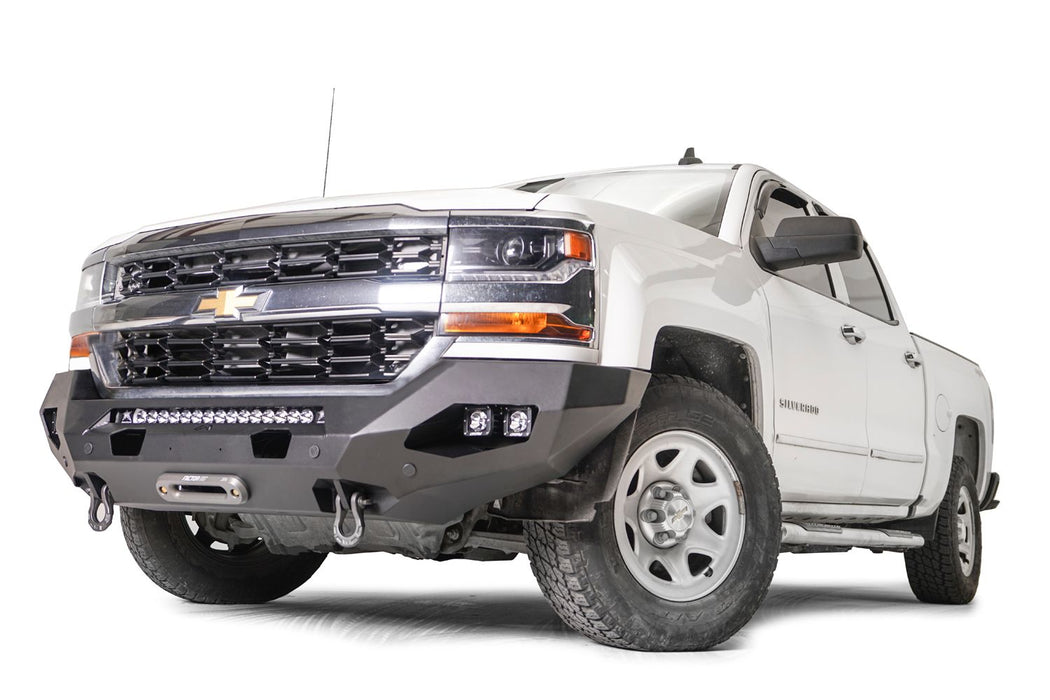 Fab Fours Matrix Front Bumpers For 2016-2018 Chevrolet Silverado 1500