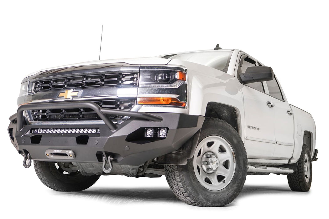 Fab Fours Matrix Front Bumpers For 2016-2018 Chevrolet Silverado 1500