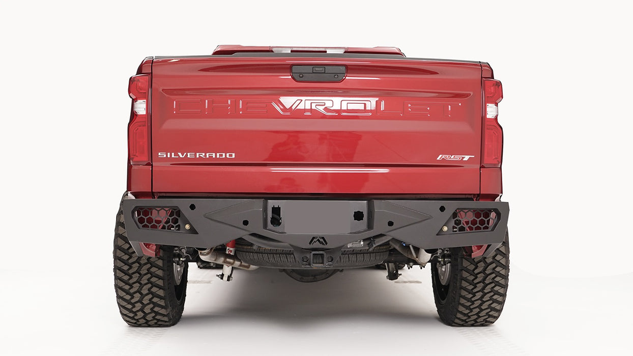 Fab Fours Vengeance Rear Bumpers For 2019-2026 Chevrolet/GMC Silverado/Sierra 1500 & 2022 LD/LTD