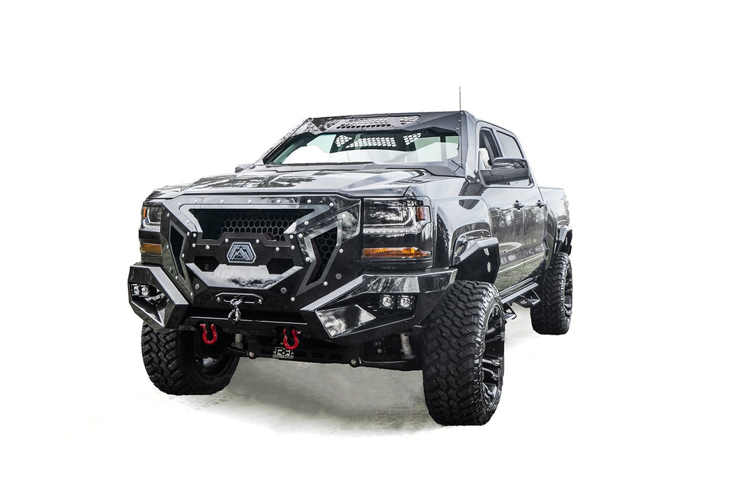 Fab Fours Front Grumpers For 2016-2018 Chevrolet Silverado 1500 & 2019 LD - GR3800-1