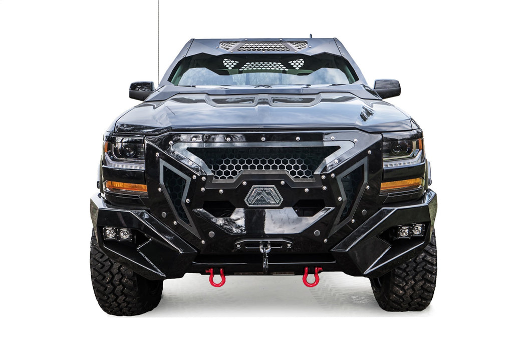 Fab Fours Front Grumpers For 2016-2018 Chevrolet Silverado 1500 & 2019 LD - GR3800-1