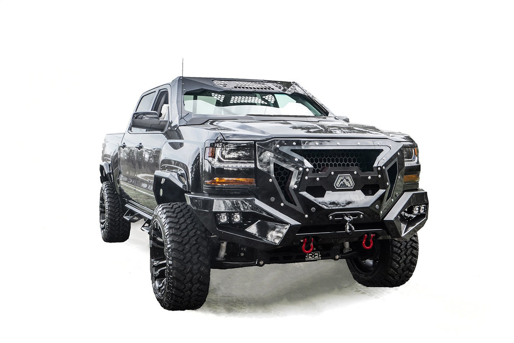Fab Fours Front Grumpers For 2016-2018 Chevrolet Silverado 1500 & 2019 LD - GR3800-1