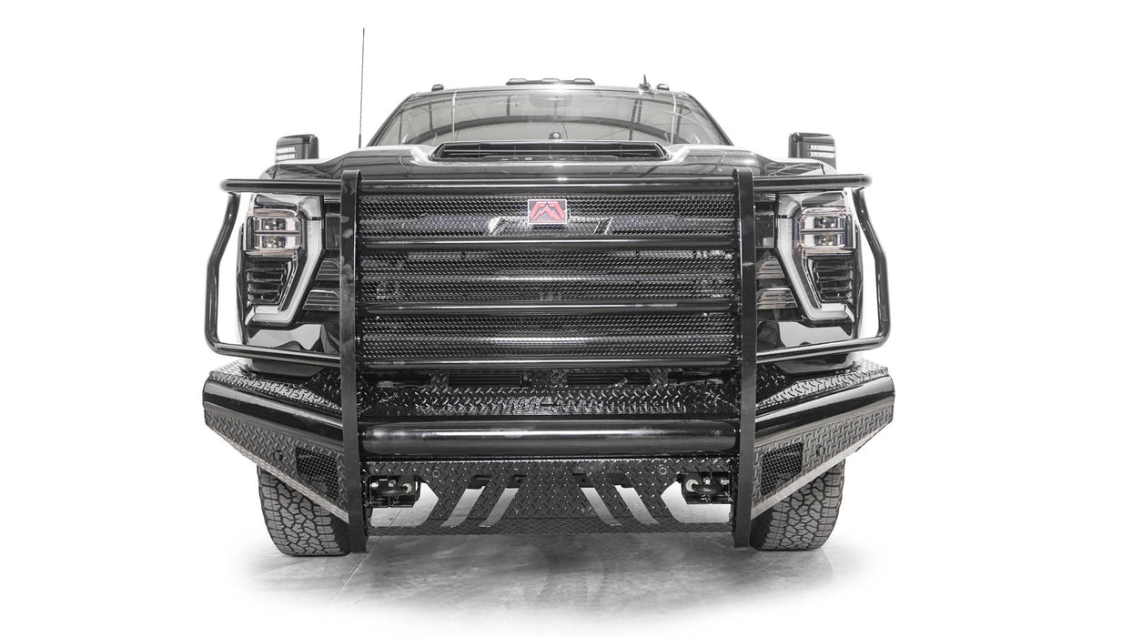 Fab Fours Black Steel Front Bumpers For 2024-2025 Chevrolet Silverado 2500/3500