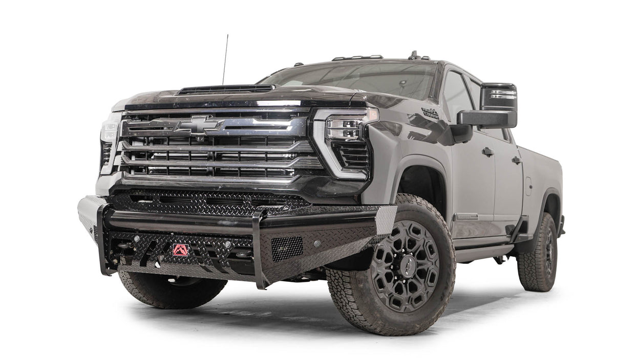Fab Fours Black Steel Front Bumpers For 2024-2025 Chevrolet Silverado 2500/3500