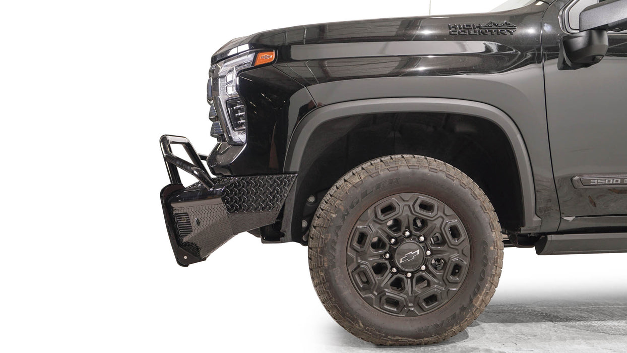 Fab Fours Black Steel Front Bumpers