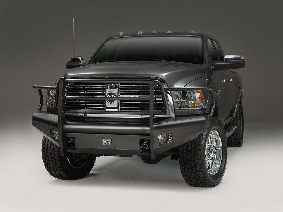 Fab Fours Black Steel Elite Front Bumpers For 2010-2018 RAM 2500/3500