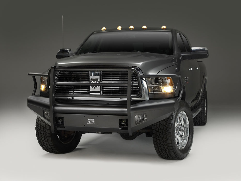 Fab Fours Black Steel Elite Front Bumpers For 2010-2018 RAM 2500/3500