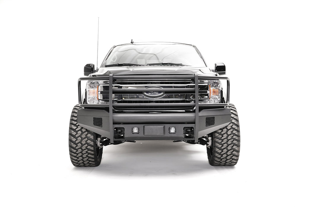 Fab Fours Black Steel Elite Front Bumpers For 2018-2020 Ford F-150