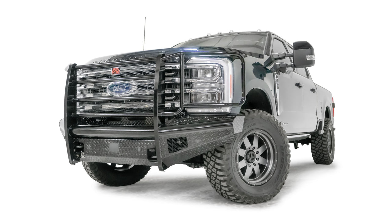 Fab Fours Black Steel Front Bumpers For 2023-2025 Ford F-250/350/450