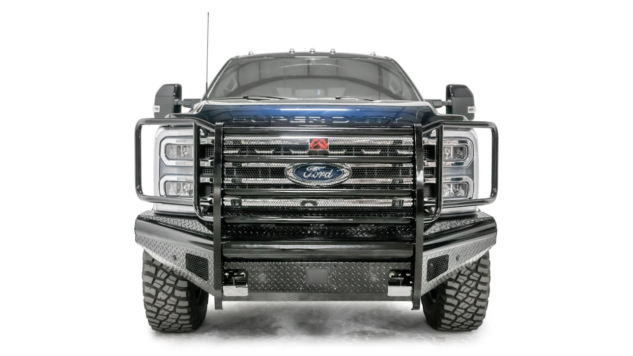 Fab Fours Black Steel Front Bumpers For 2023-2025 Ford F-250/350/450