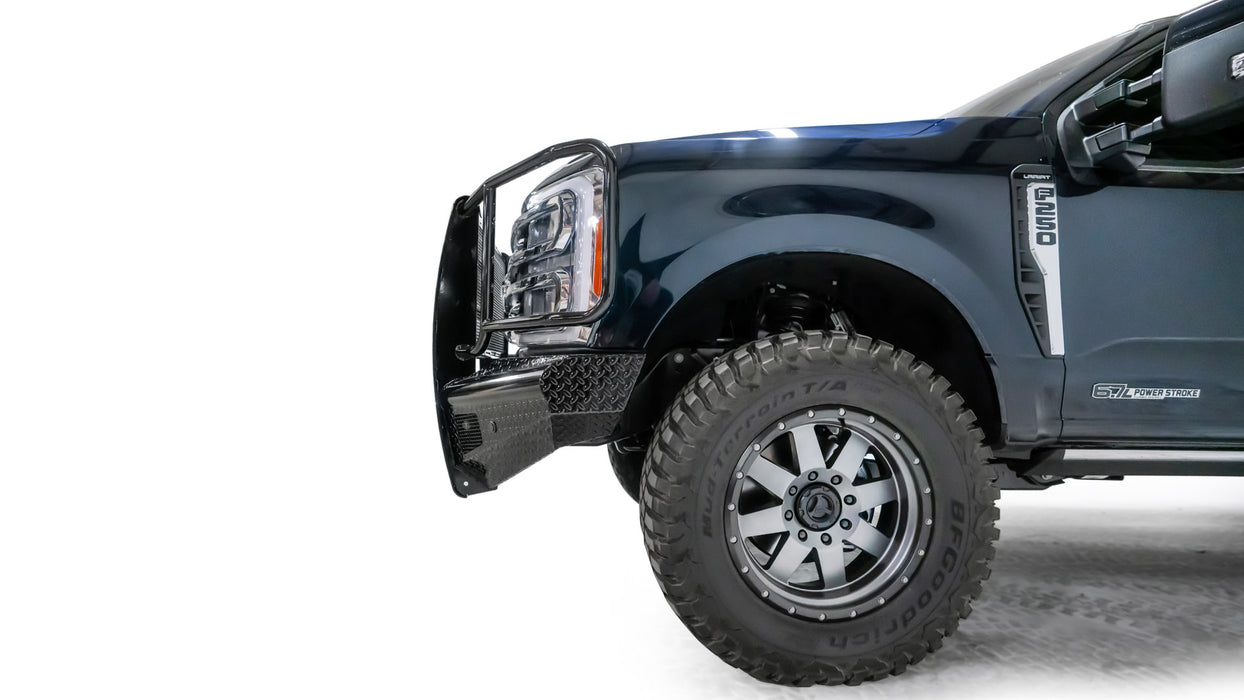 Fab Fours Black Steel Front Bumpers