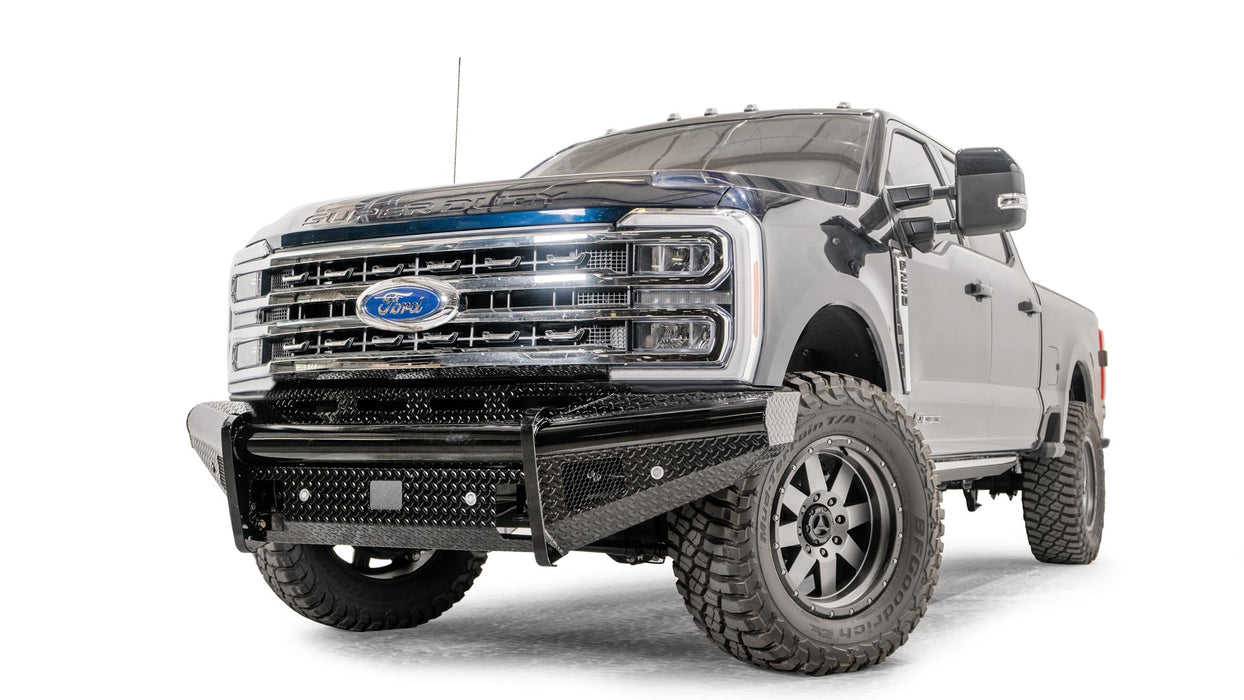 Fab Fours Black Steel Front Bumpers For 2023-2025 Ford F-250/350/450