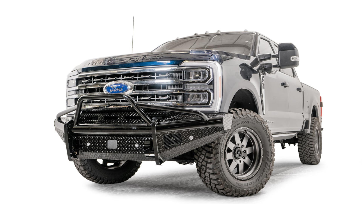 Fab Fours Black Steel Front Bumpers For 2023-2025 Ford F-250/350/450
