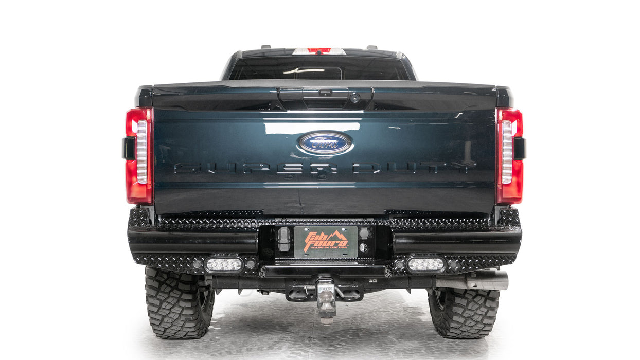 Fab Fours Black Steel Rear Bumpers