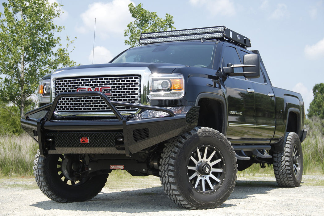 Fab Fours Black Steel Front Bumpers