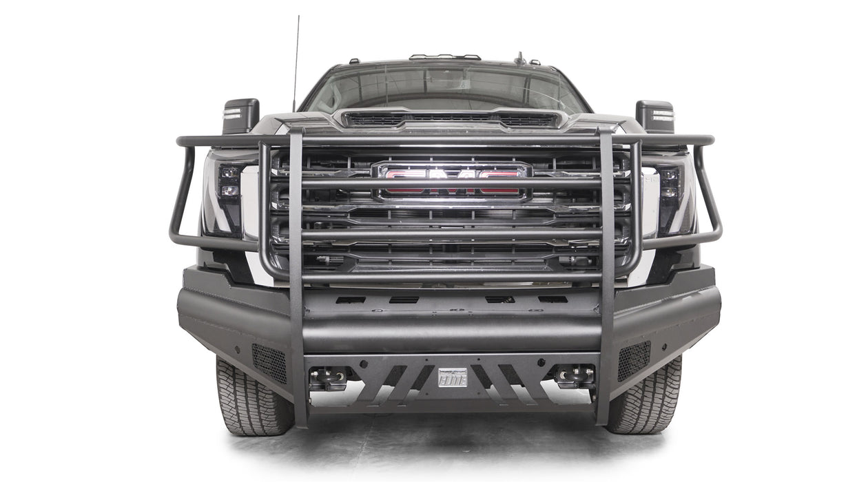 Fab Fours Black Steel Elite Front Bumpers For 2024-2025 GMC Sierra 2500/3500