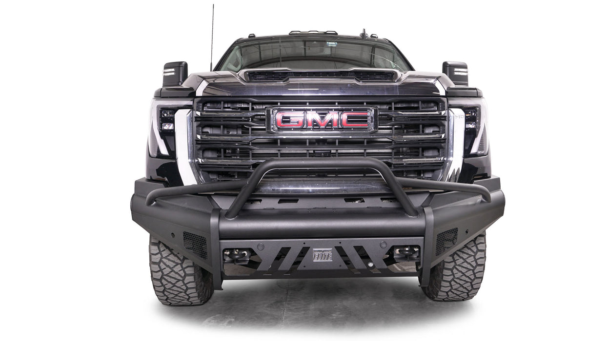 Fab Fours Black Steel Elite Front Bumpers For 2024-2025 GMC Sierra 2500/3500
