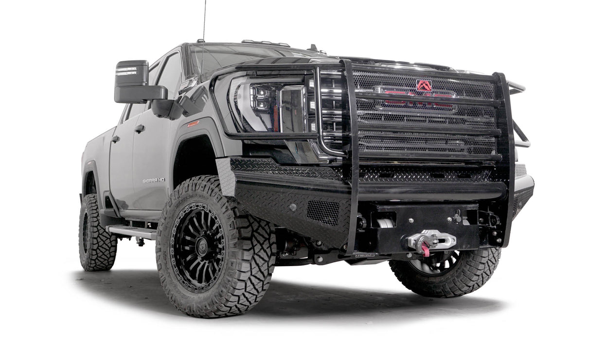 Fab Fours Black Steel Front Bumpers For 2024-2025 GMC Sierra 2500/3500