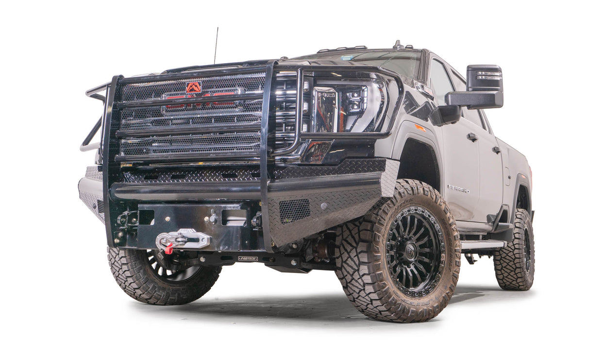 Fab Fours Black Steel Front Bumpers For 2024-2025 GMC Sierra 2500/3500