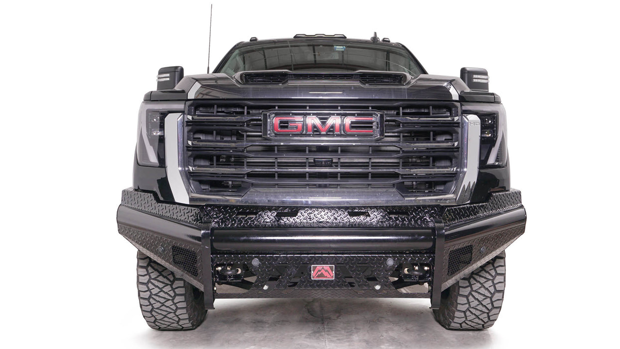 Fab Fours Black Steel Front Bumpers For 2024-2025 GMC Sierra 2500/3500