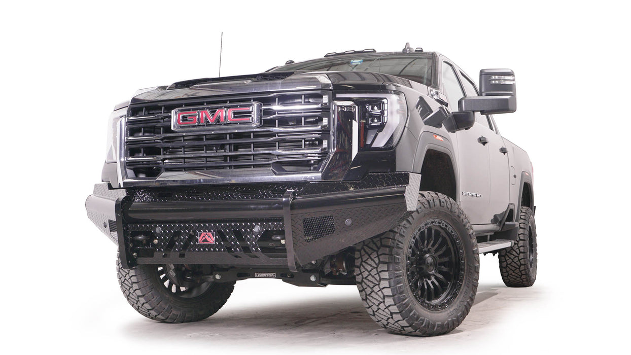 Fab Fours Black Steel Front Bumpers For 2024-2025 GMC Sierra 2500/3500