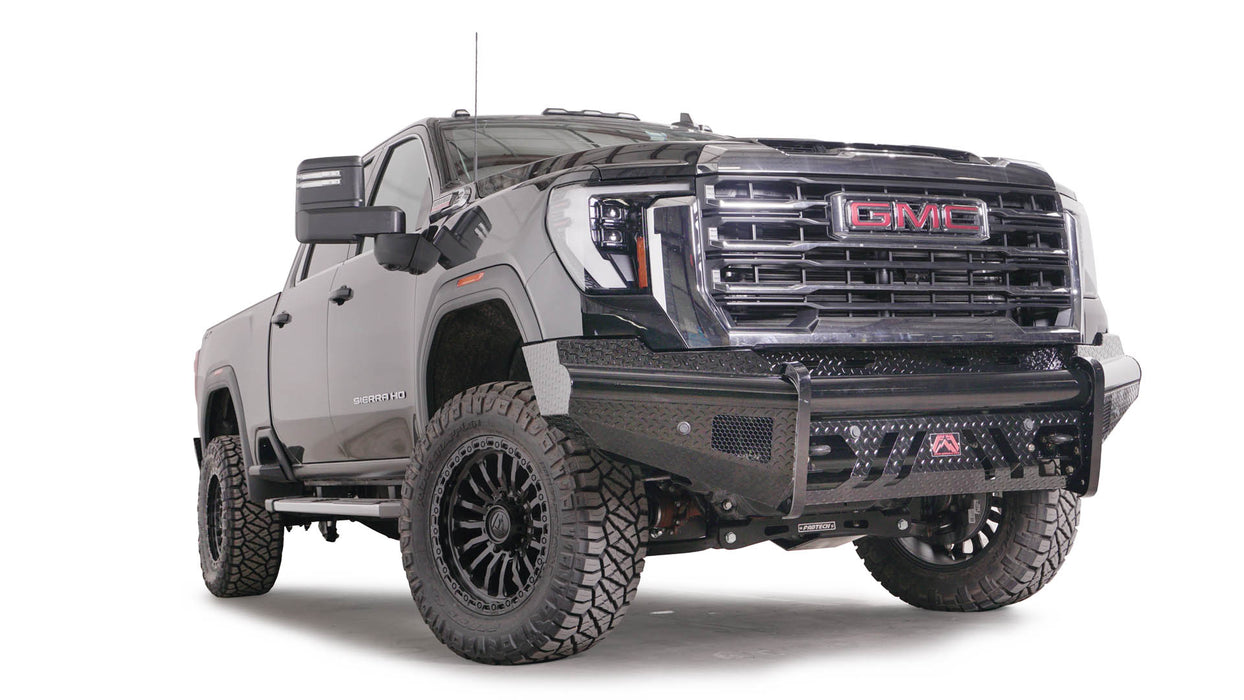 Fab Fours Black Steel Front Bumpers For 2024-2025 GMC Sierra 2500/3500