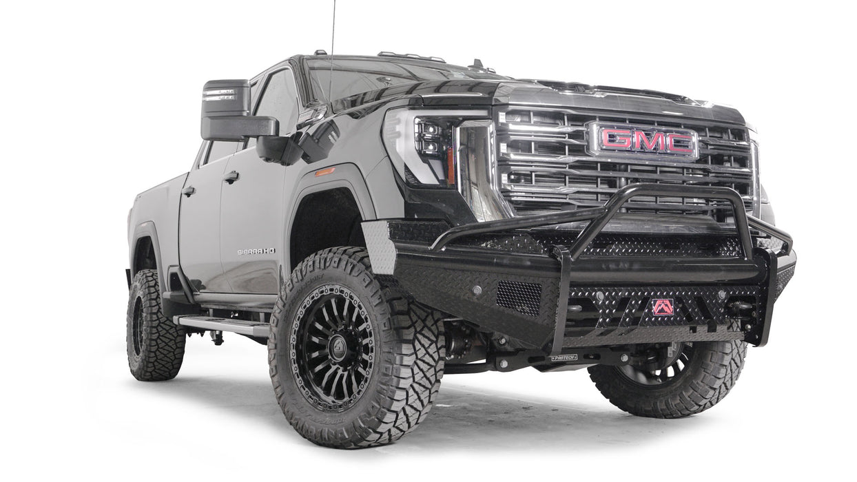 Fab Fours Black Steel Front Bumpers For 2024-2025 GMC Sierra 2500/3500