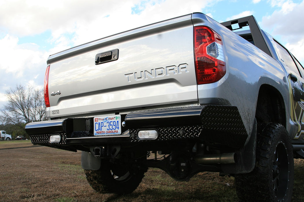 Fab Fours Black Steel Rear Bumpers