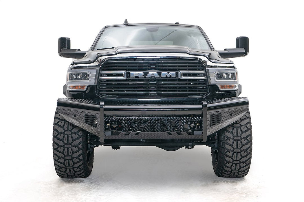 Fab Fours Black Steel Front Bumpers For 2019-2024 RAM 2500/3500