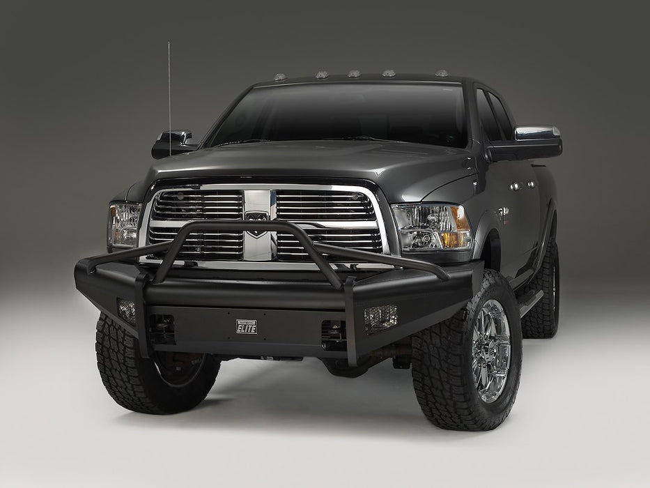 Fab Fours Black Steel Elite Front Bumpers For 2010-2018 RAM 2500/3500
