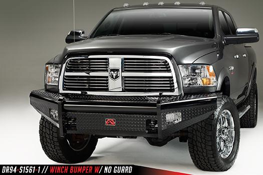 Fab Fours Black Steel Front Bumpers For 2003-2005 Dodge RAM 2500/3500