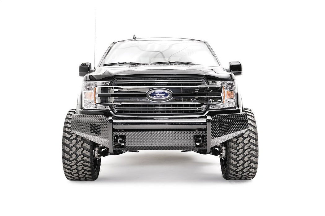 Fab Fours Black Steel Front Bumpers For 2018-2020 Ford F-150