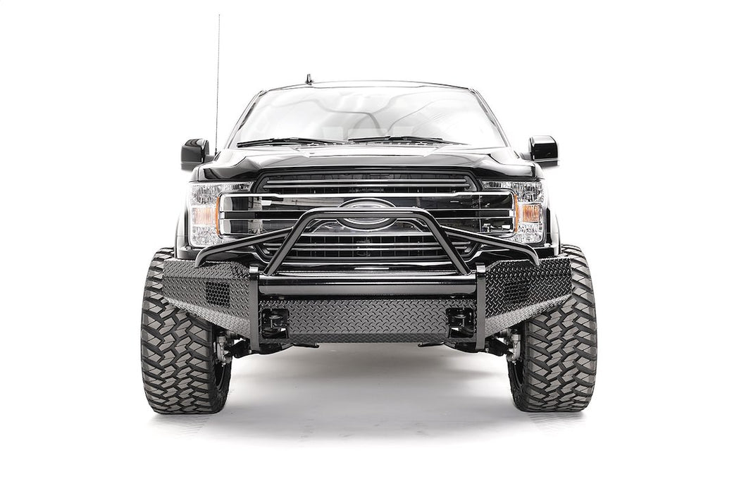 Fab Fours Black Steel Front Bumpers For 2018-2020 Ford F-150