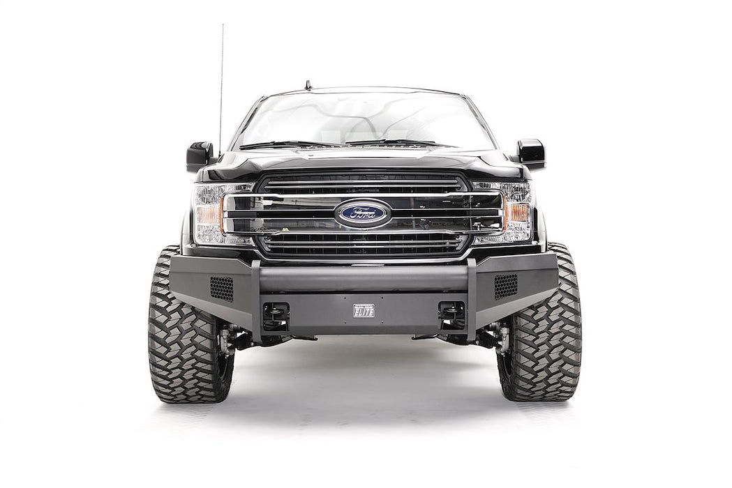 Fab Fours Black Steel Elite Front Bumpers For 2018-2020 Ford F-150