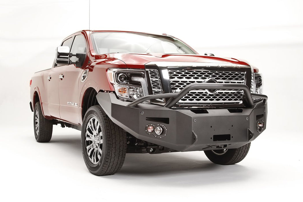 Fab Fours Premium Front Bumpers For 16-24 Nissan Titan XD & 20-24 Titan