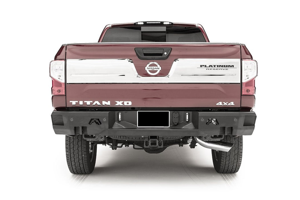 Fab Fours Premium Rear Bumpers For 2016-2024 Nissan Titan XD & 2020-2024 Titan - NT16-W3751-1