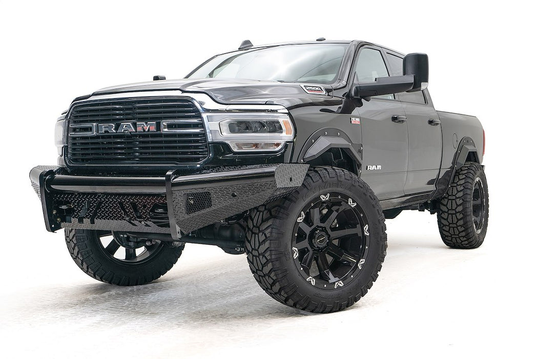 Fab Fours Black Steel Front Bumpers For 2019-2024 RAM 2500/3500