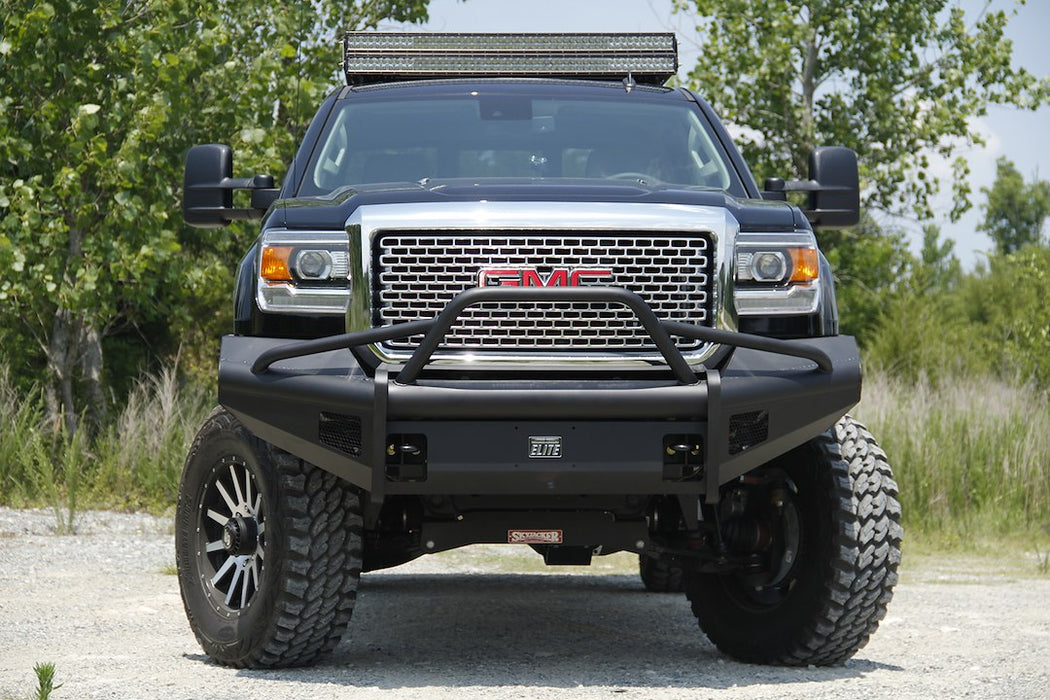Fab Fours Black Steel Elite Front Bumpers