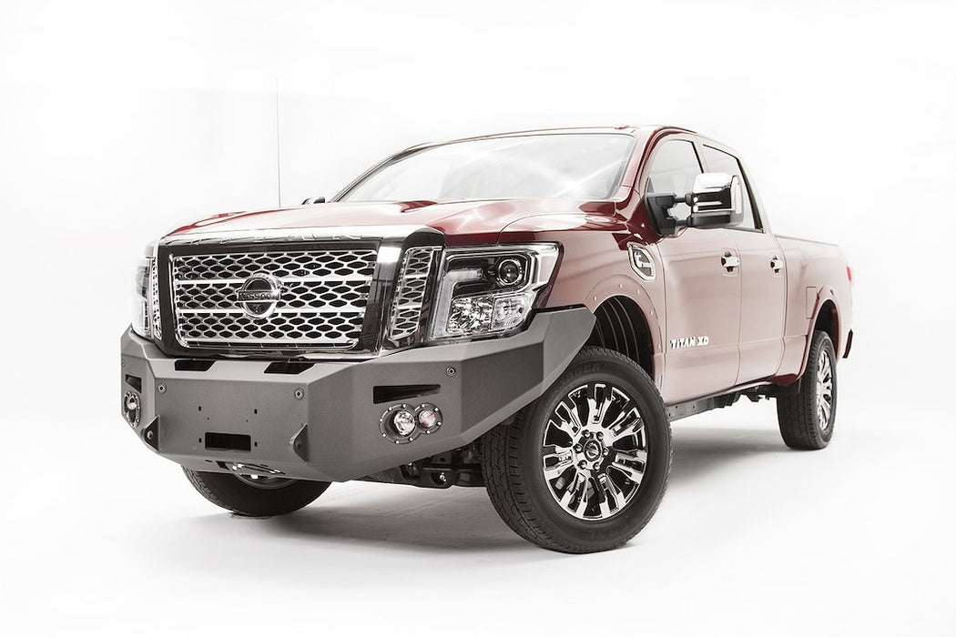 Fab Fours Premium Front Bumpers For 16-24 Nissan Titan XD & 20-24 Titan
