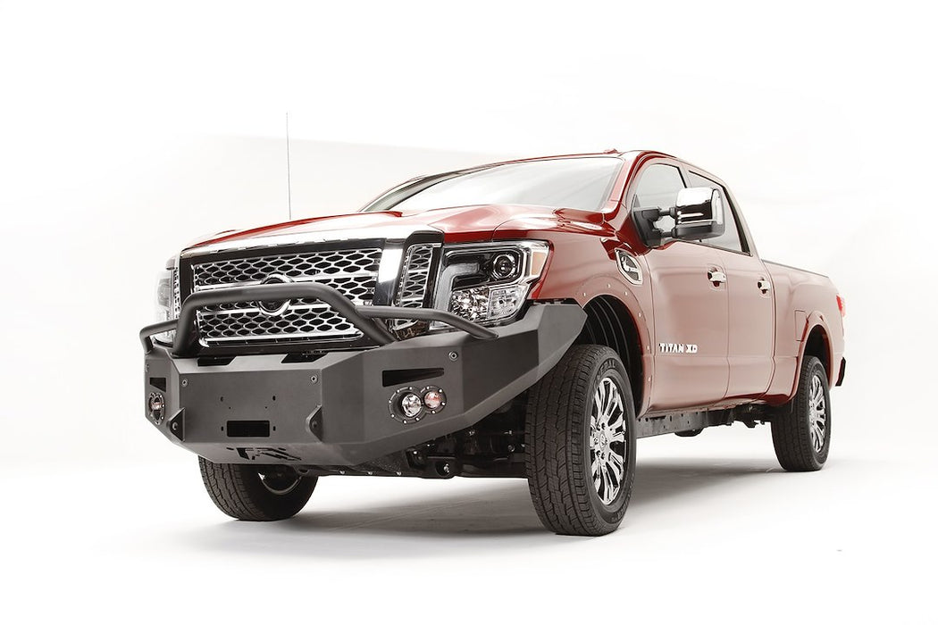 Fab Fours Premium Front Bumpers For 16-24 Nissan Titan XD & 20-24 Titan